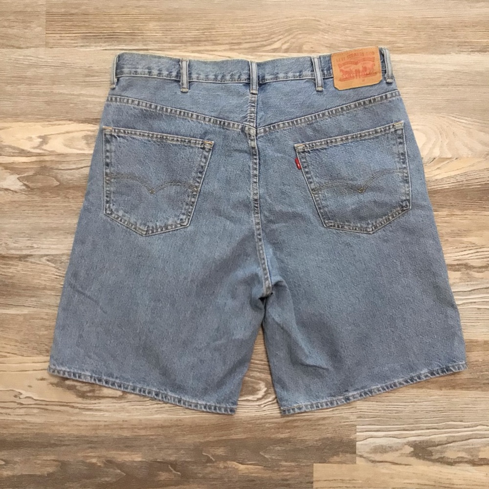 Levi’s 550 Relaxed Cotton Light Rinse Jean Shorts 40 - Picture 2 of 14